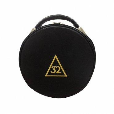 32nd Degree Scottish Rite Crown Cap Case - Black