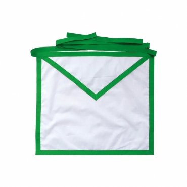 MEMBER ALLIED MASONIC DEGREES APRON - WHITE DUCK COTTON