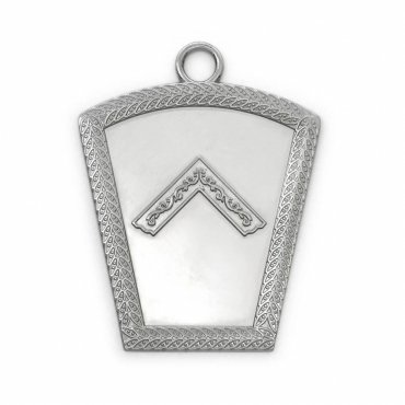 Worshipful Master Mark English Regulation Officer Collar Jewel - Silver Plated