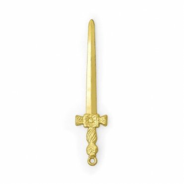 Tyler Blue Lodge  Rose Croix Scottish Rite Officer Collar Jewel - Gold Plated