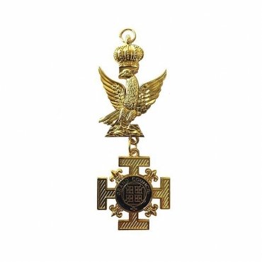 Grand Officers Red Cross of Constantine Breast Jewel - Gold Plated