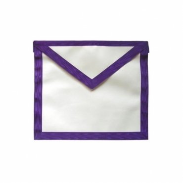ENTERED APPRENTICE MEMPHIS MISRAIM FRENCH REGULATION APRON WHITE