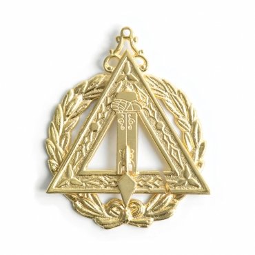 Grand Conductor Of Work Royal & Select Masters Officer Collar Jewel - Gold Plated
