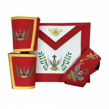 18th Degree Scottish Rite Regalia Set - Machine Embroidery