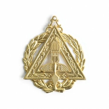 Grand Deputy Master Royal & Select Masters Officer Collar Jewel - Gold Plated