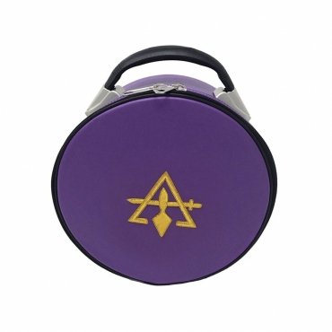 Council Crown Cap Case - Purple Sword & Trowel