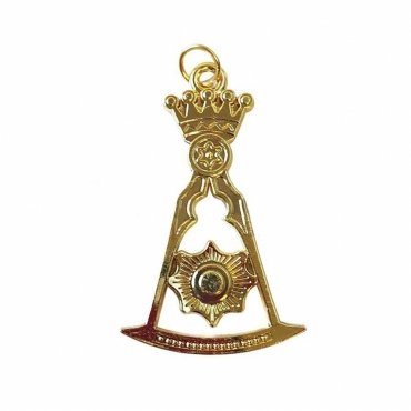 14th Degree Scottish Rite Collar Jewel - Gold Metal