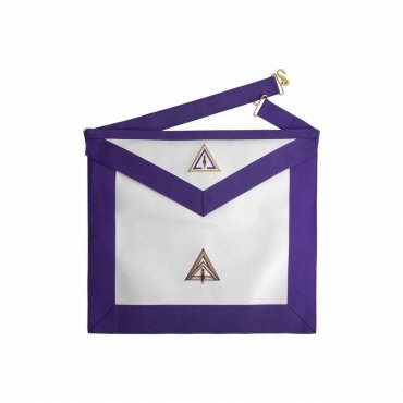 ROYAL SELECT MASTERS ENGLISH REGULATION APRON WHITE PURPLE VARIOUS MATERIALS