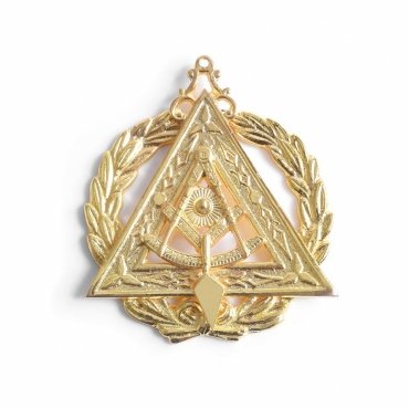 Past Grand Illustrious Master Council Collar Jewel - Gold Plated