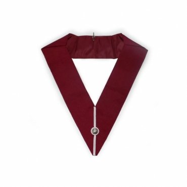 Provincial Steward Craft English Regulation Collar Wide Burgundy