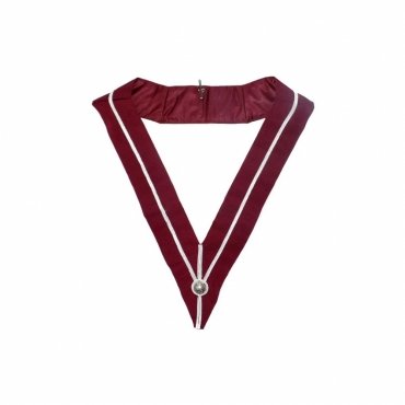 Past Provincial Steward Craft English Regulation Collar Burgundy