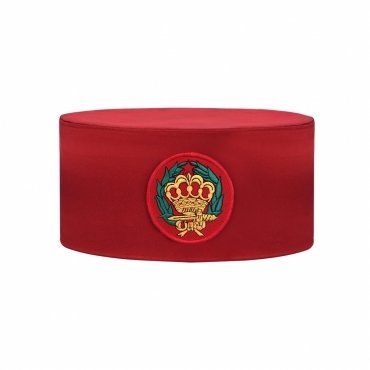 Order Of The Amaranth Crown Cap Red Silk
