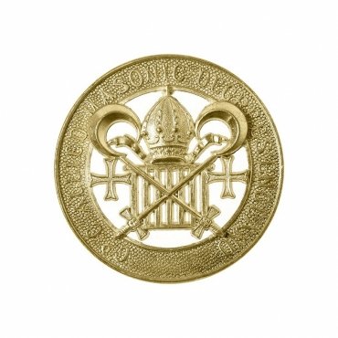 Grand Officer Allied Masonic Degrees Collar Jewel - Gold Plated