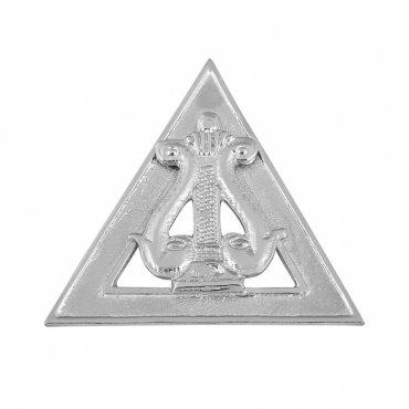 Organist Royal Ark Mariner AMD Officer Collar Jewel - Silver Plated