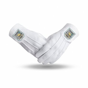 Queen of the South Gloves - Pure White Cotton