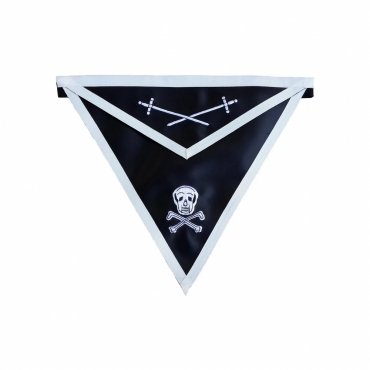 KNIGHTS-TEMPLAR COMMANDERY APRON - BLACK