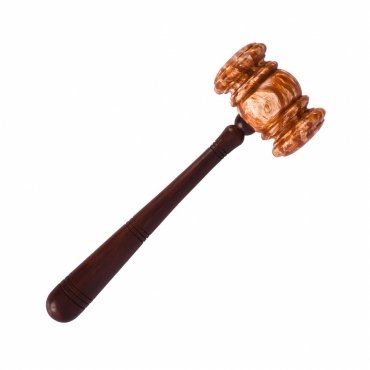 Masonic Gavel - Brown Handcrafted Wood