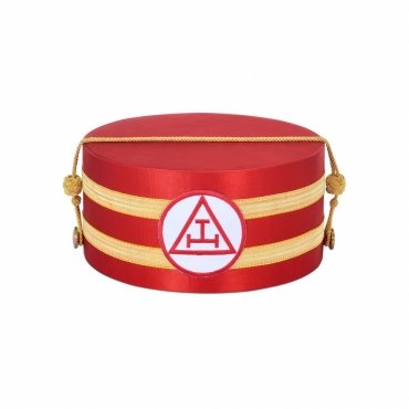 ROYAL ARCH CHAPTER CROWN CAP RED & GOLD
