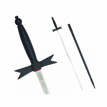 Knights Templar Commandery Sword - with Black Hilt and Black Scabbard