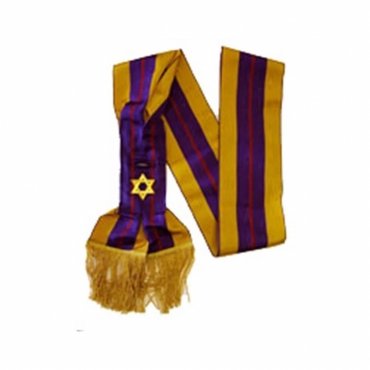 2nd Degree Order Of The Secret Monitor AMD English Regulation Sash - Tricolor
