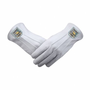 Queen of the South Gloves - Pure White Leather