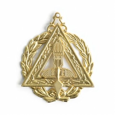 Grand Deputy Master Royal & Select Masters Officer Collar Jewel - Gold Plated