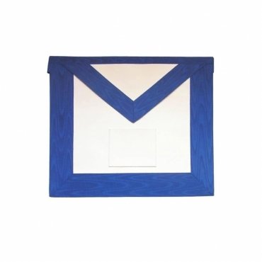 12TH DEGREE MEMPHIS MISRAIM FRENCH REGULATION APRON WHITE ROYAL BLUE